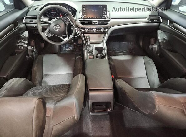 1HGCV1F18KA070106 2019 HONDA ACCORD White Widok deski rozdzielczej