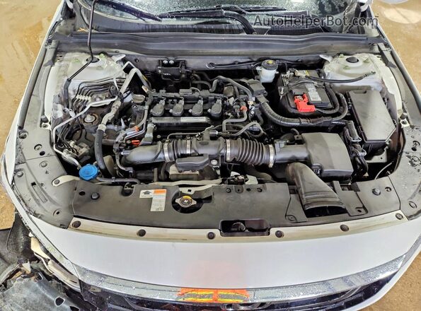 1HGCV1F18KA070106 2019 HONDA ACCORD White Widok wnętrza z tyłu
