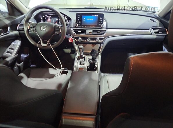 1HGCV1F18KA097032 2019 HONDA ACCORD White Vista del salpicadero