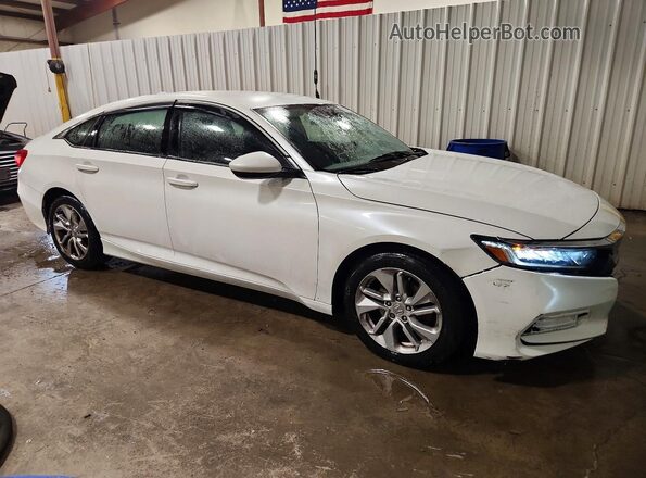 1HGCV1F18KA100575 2019 HONDA ACCORD White Front right