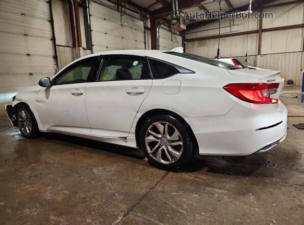 1HGCV1F18KA100575 2019 HONDA ACCORD White Rear left