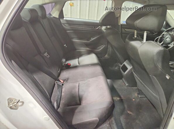 1HGCV1F18KA100575 2019 HONDA ACCORD White Rear seats view