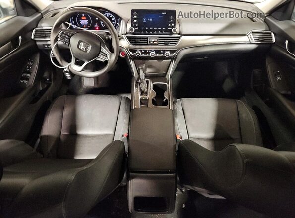 1HGCV1F18KA100575 2019 HONDA ACCORD White Dashboard view