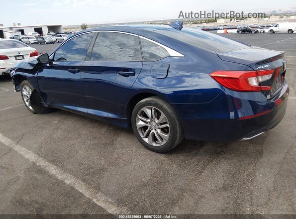 1HGCV1F18KA113097 2019 HONDA ACCORD Blue Tył lewy