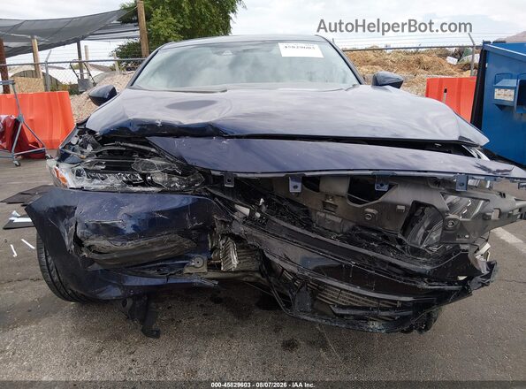 1HGCV1F18KA113097 2019 HONDA ACCORD Blue Widok zestawu wskaźników