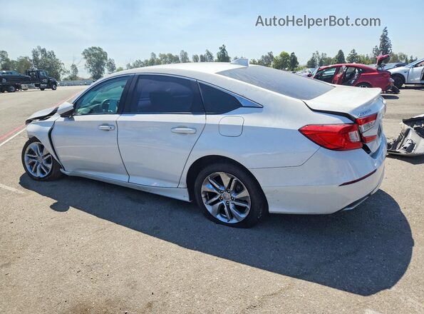 1HGCV1F18KA123998 2019 HONDA ACCORD White Rear left