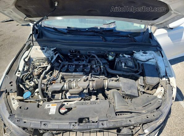 1HGCV1F18KA123998 2019 HONDA ACCORD White Rear interior view