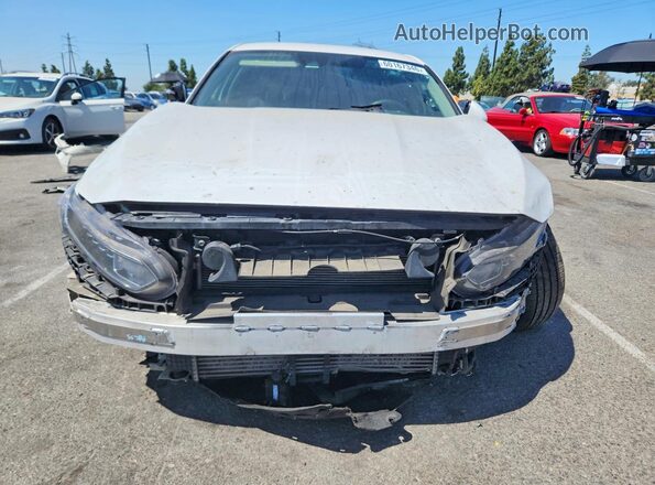 1HGCV1F18KA123998 2019 HONDA ACCORD White Front view