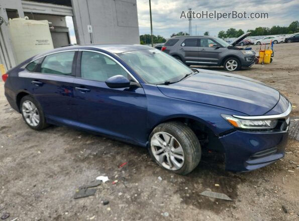 1HGCV1F18KA161389 2019 HONDA ACCORD Blue Przód prawy