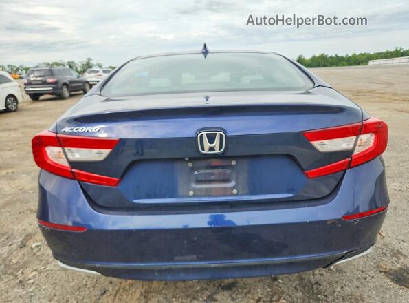 1HGCV1F18KA161389 2019 HONDA ACCORD Blue Widok z tyłu