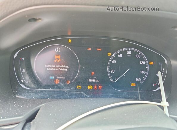 1HGCV1F18LA067921 2020 HONDA ACCORD Gray Vista del cuadro de instrumentos