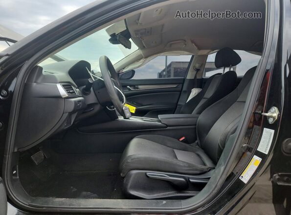 1HGCV1F18LA080006 2020 HONDA ACCORD Black Front interior view