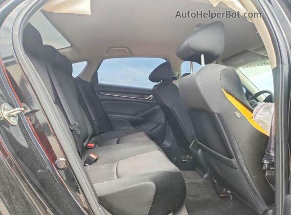 1HGCV1F18LA080006 2020 HONDA ACCORD Black Rear seats view