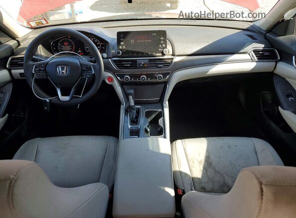 1HGCV1F18LA097128 2020 HONDA ACCORD Red Widok deski rozdzielczej