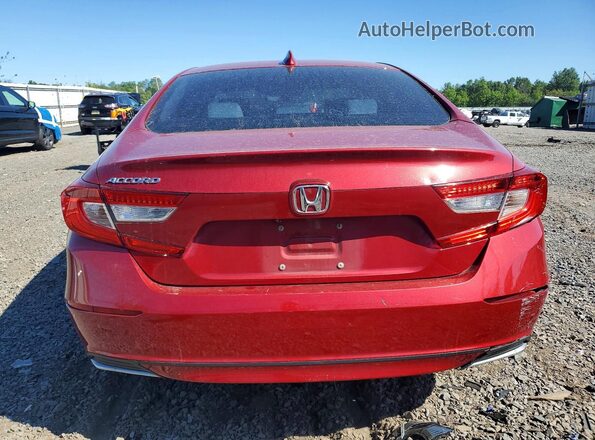 1HGCV1F18LA097128 2020 HONDA ACCORD Red Widok z tyłu