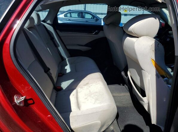 1HGCV1F18LA097128 2020 HONDA ACCORD Red Widok tylnych siedzeń