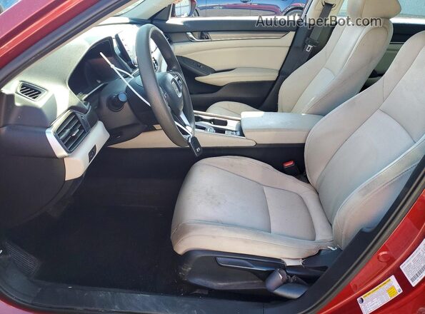 1HGCV1F18LA097128 2020 HONDA ACCORD Red Widok wnętrza z przodu
