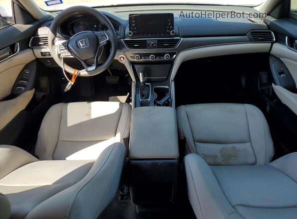 1HGCV1F18LA099803 2020 HONDA ACCORD Белый Вид панели приборов
