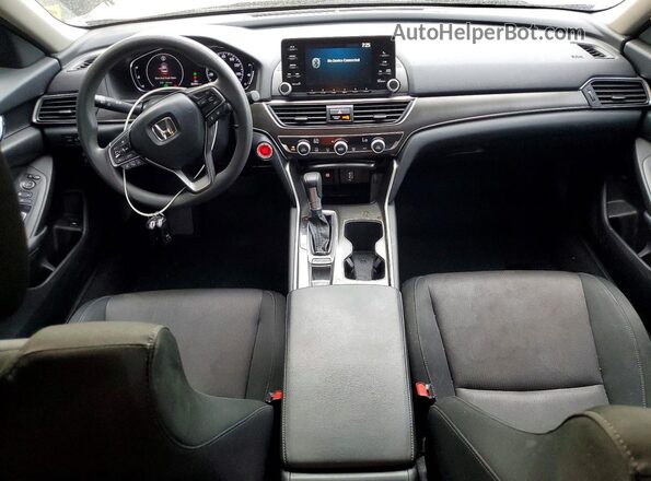 1HGCV1F18LA157425 2020 HONDA ACCORD Black Вид панелі приладів