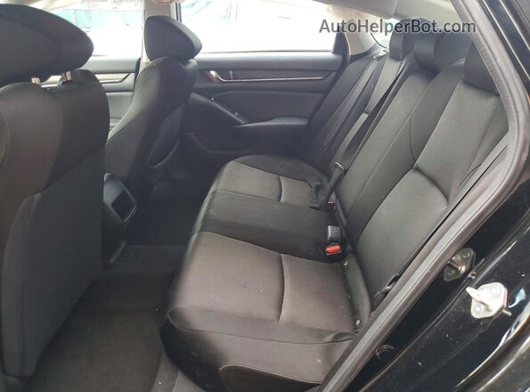 1HGCV1F18LA157425 2020 HONDA ACCORD Black Вид задніх сидінь