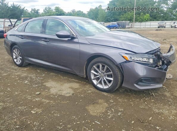 1HGCV1F18MA017148 2021 HONDA ACCORD Gray Przód prawy