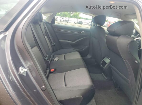 1HGCV1F18MA017148 2021 HONDA ACCORD Gray Widok tylnych siedzeń