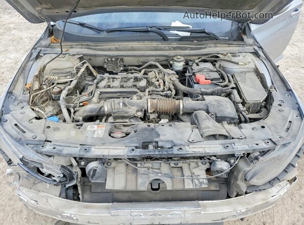 1HGCV1F18MA051932 2021 HONDA ACCORD Silver Widok wnętrza z tyłu