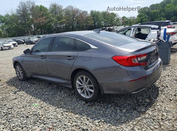 1HGCV1F18MA105939 2021 HONDA ACCORD Gray Trasero izquierdo