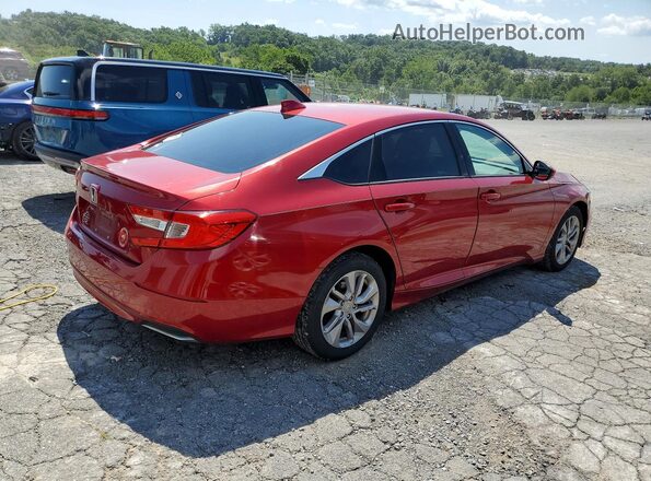 1HGCV1F19JA050283 2018 HONDA ACCORD Red Задня права чверть