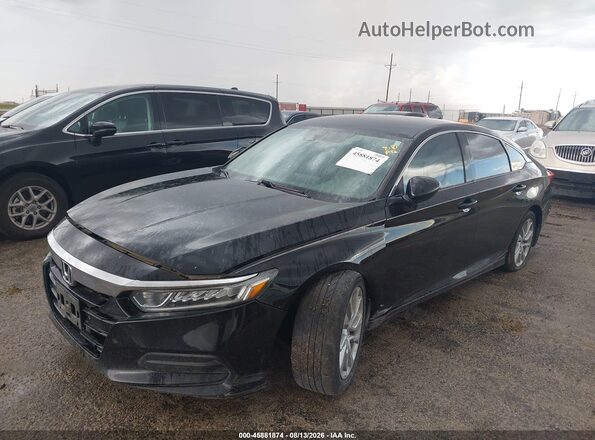 1HGCV1F19JA102057 2018 HONDA ACCORD Black Przód lewy