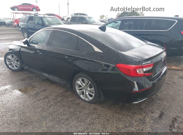 1HGCV1F19JA102057 2018 HONDA ACCORD Black Tył lewy