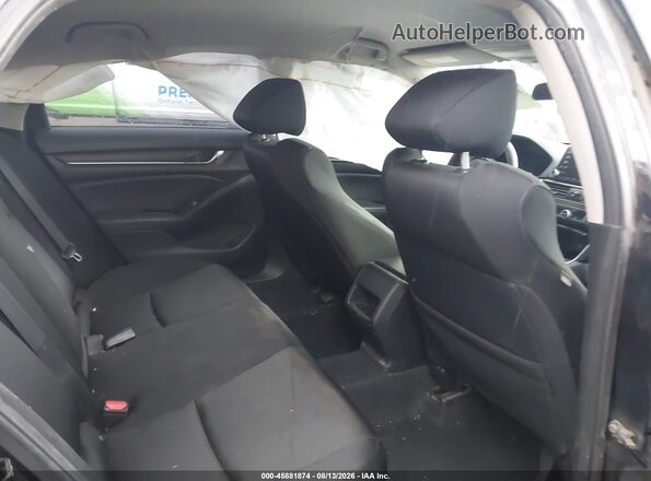1HGCV1F19JA102057 2018 HONDA ACCORD Black Widok naklejki z numerem VIN