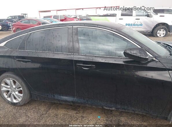 1HGCV1F19JA102057 2018 HONDA ACCORD Black Widok wnętrza z tyłu