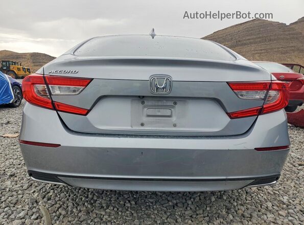 1HGCV1F19JA118968 2018 HONDA ACCORD Серебряный Вид сзади