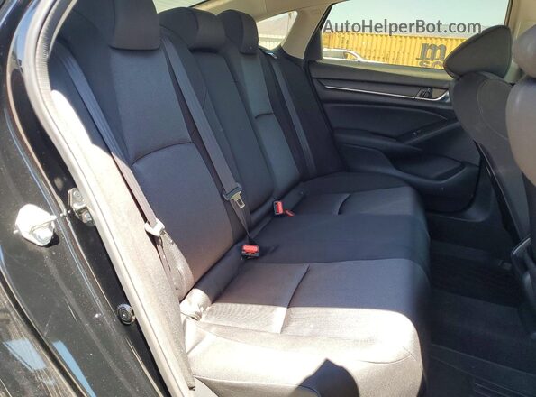 1HGCV1F19JA173808 2018 HONDA ACCORD Black Вид задніх сидінь