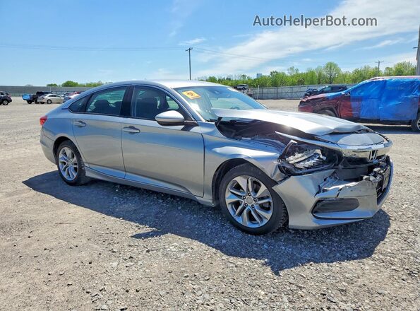 1HGCV1F19JA196862 2018 HONDA ACCORD Silver Front right