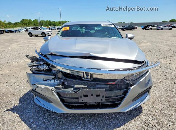 1HGCV1F19JA196862 2018 HONDA ACCORD Silver Front view