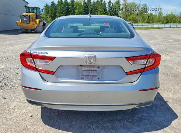 1HGCV1F19JA196862 2018 HONDA ACCORD Silver Rear view