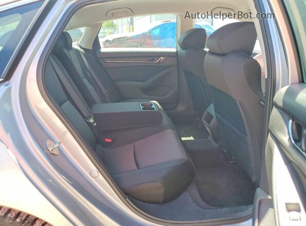 1HGCV1F19JA196862 2018 HONDA ACCORD Silver Rear seats view