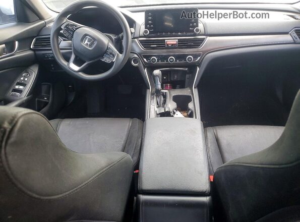 1HGCV1F19KA010979 2019 HONDA ACCORD Silver Widok zestawu wskaźników