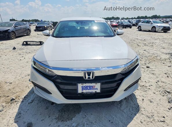1HGCV1F19KA029046 2019 HONDA ACCORD White Front view