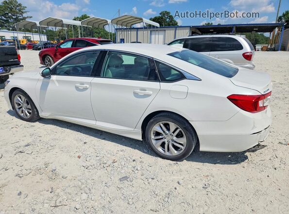 1HGCV1F19KA029046 2019 HONDA ACCORD White Rear left
