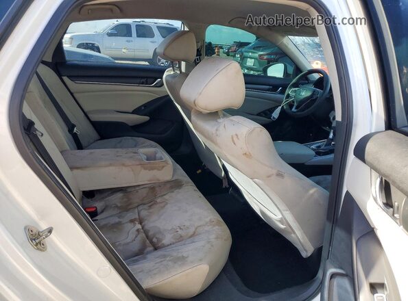 1HGCV1F19KA038152 2019 HONDA ACCORD White Вид задньої частини салону