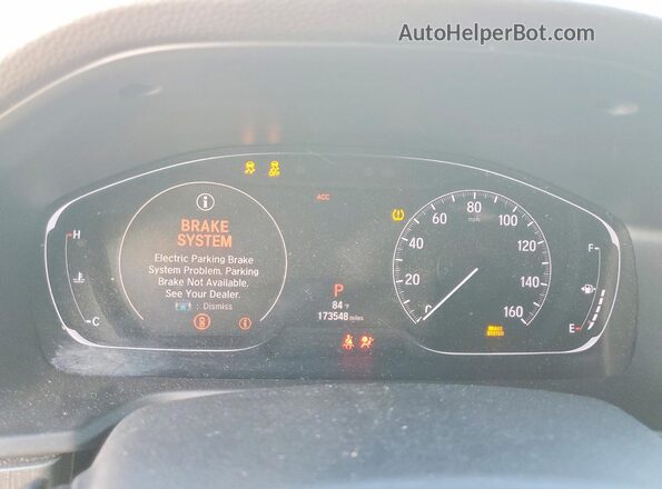 1HGCV1F19KA038152 2019 HONDA ACCORD White Вид задніх сидінь