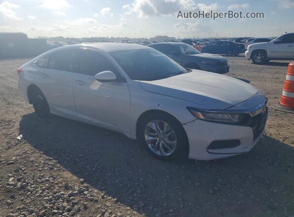 1HGCV1F19KA038152 2019 HONDA ACCORD White Вид спереду