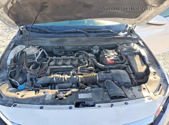 1HGCV1F19KA038152 2019 HONDA ACCORD White Вид підкапотного простору