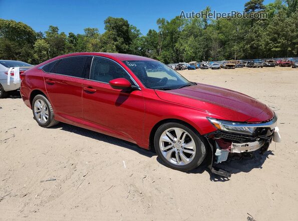 1HGCV1F19KA076366 2019 HONDA ACCORD Red წინა მარჯვენა
