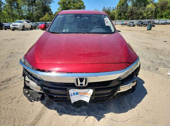 1HGCV1F19KA076366 2019 HONDA ACCORD Red წინა ხედი