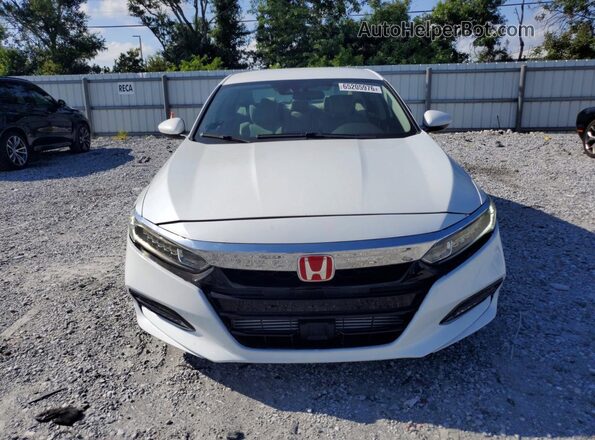 1HGCV1F19KA143032 2019 HONDA ACCORD Белый Вид спереди