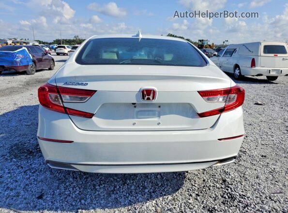 1HGCV1F19KA143032 2019 HONDA ACCORD Белый Вид сзади